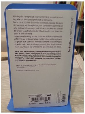 Fahrenheit 451 - Roman de science-fiction de Ray Bradbury