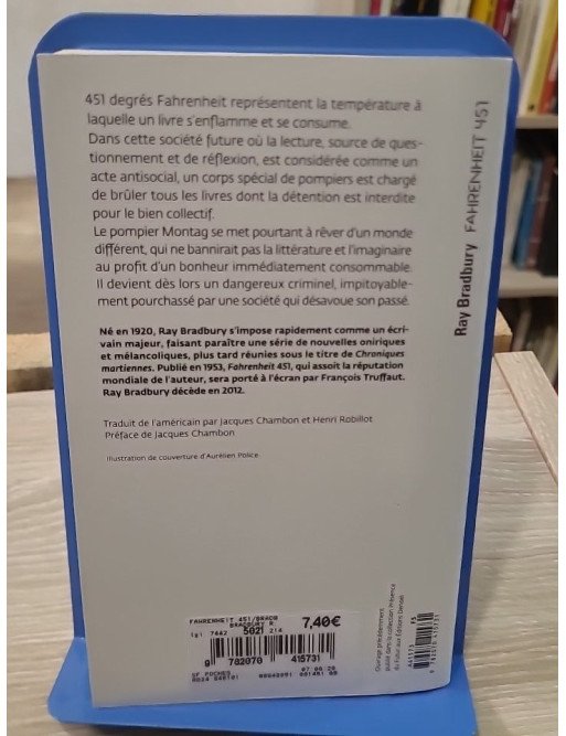 Fahrenheit 451 - Roman de science-fiction de Ray Bradbury
