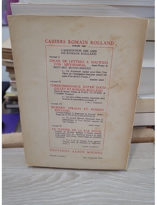 Cette âme ardente - Choix de lettres d’André Suarès à Romain Rolland (Cahier 5)