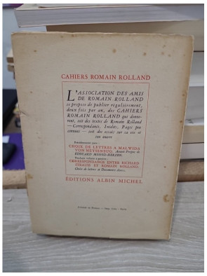 Correspondance - Lettres entre Louis Gillet et Romain Rolland, préface de Paul Claudel