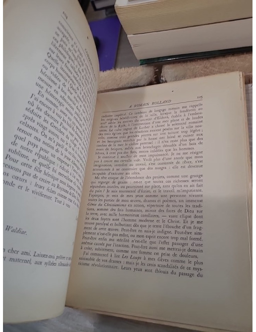 Correspondance - Lettres entre Louis Gillet et Romain Rolland, préface de Paul Claudel