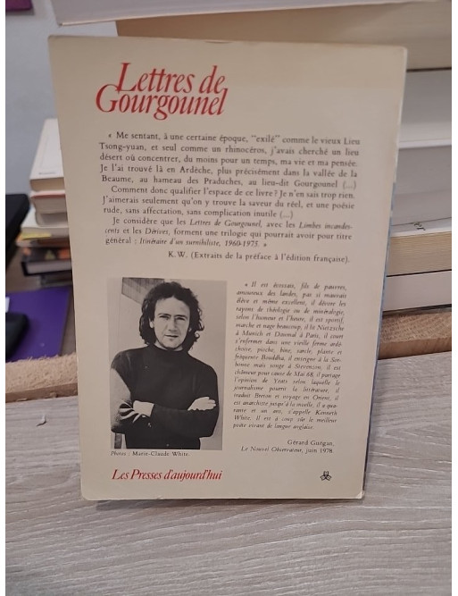 Lettres de Gourgounel - Correspondance littéraire de Kenneth White
