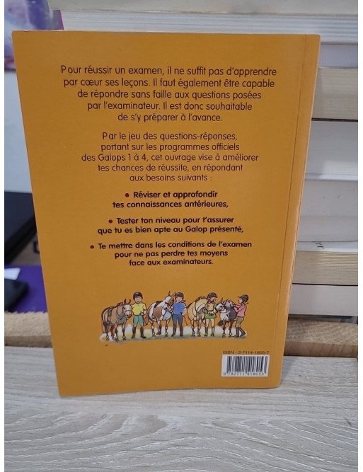 Galops 1 à 4 - Questions/Réponses d'examens pour préparer les diplômes d'équitation