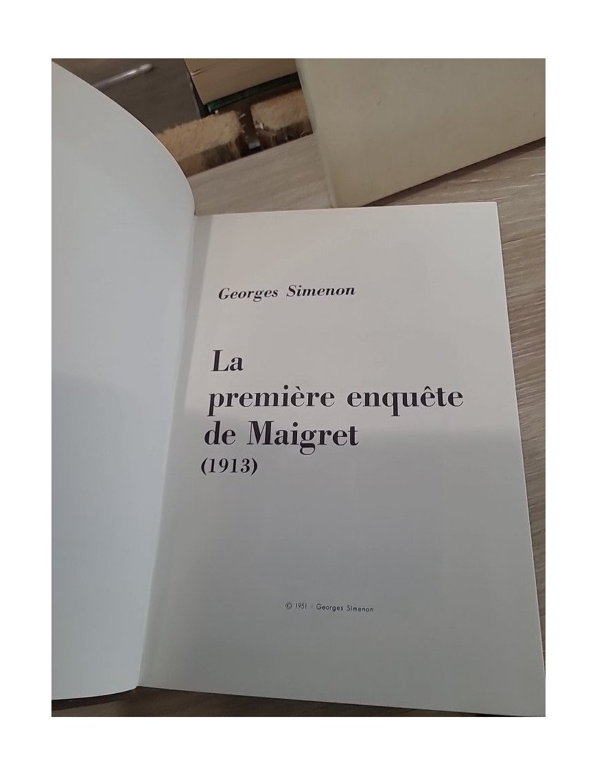 La Première enquête de Maigret : 1913