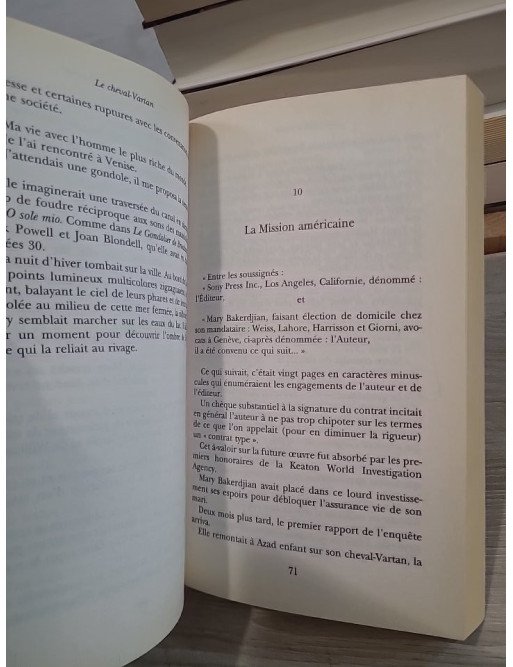 Le Cheval-Vartan - Roman autobiographique sur l'exil et la mémoire