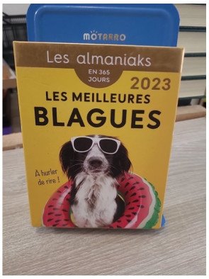 Calendrier Almaniak Les meilleures blagues 2023 - 1 blague par jour