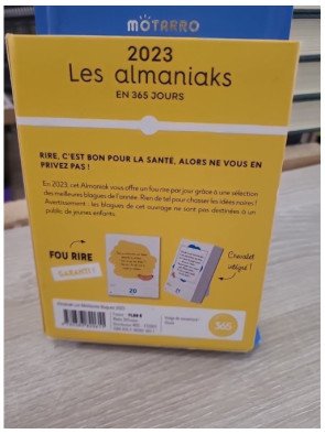 Calendrier Almaniak Les meilleures blagues 2023 - 1 blague par jour