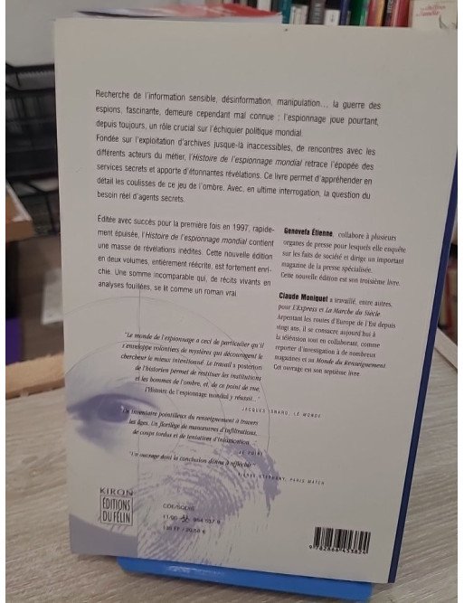 Histoire de l'espionnage mondial, tome 1 - Nouvelle édition - Claude Moniquet