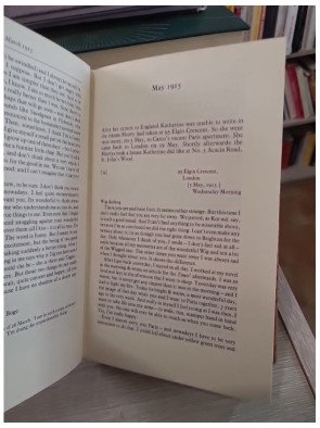 Letters to Katherine Mansfield – Correspondance de John Middleton Murry