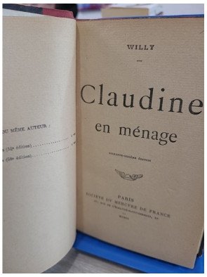 Claudine en ménage – avec des aquarelles de Grau Sala