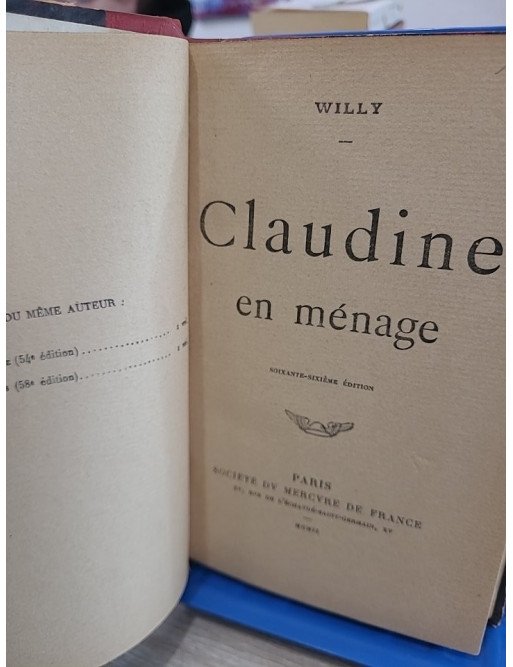 Claudine en ménage – avec des aquarelles de Grau Sala