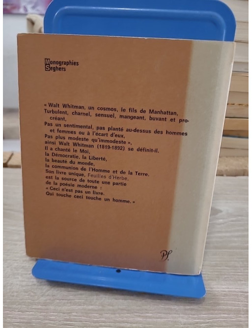 Walt Whitman – Une étude et un choix de poèmes avec dessins et portraits