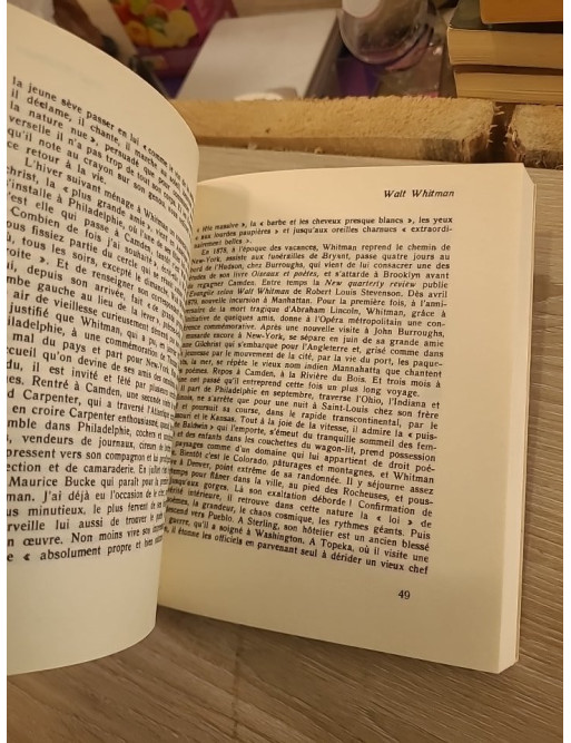 Walt Whitman – Une étude et un choix de poèmes avec dessins et portraits