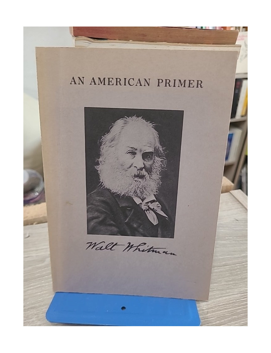 An American Primer – Notes et réflexions de Walt Whitman sur la langue et la culture américaines