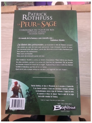 Chronique du tueur de roi Tome 1 et 2 (partie 1 et 2) de rothfuss