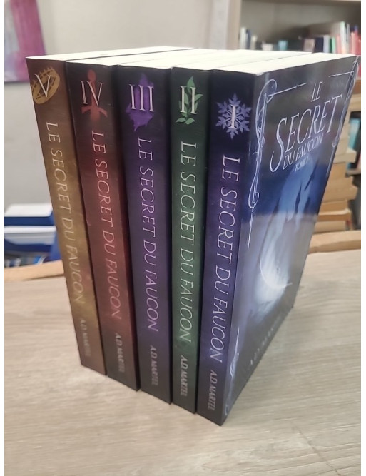 Le Secret du Faucon tomes 1 à 5 de A.D. Martel