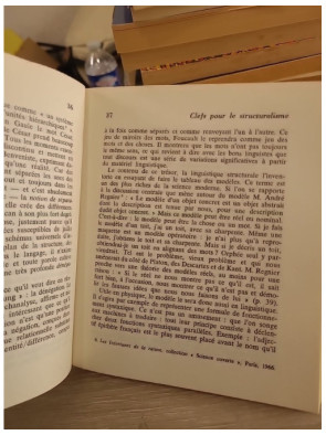 Clefs pour le structuralisme – Introduction aux concepts du structuralisme