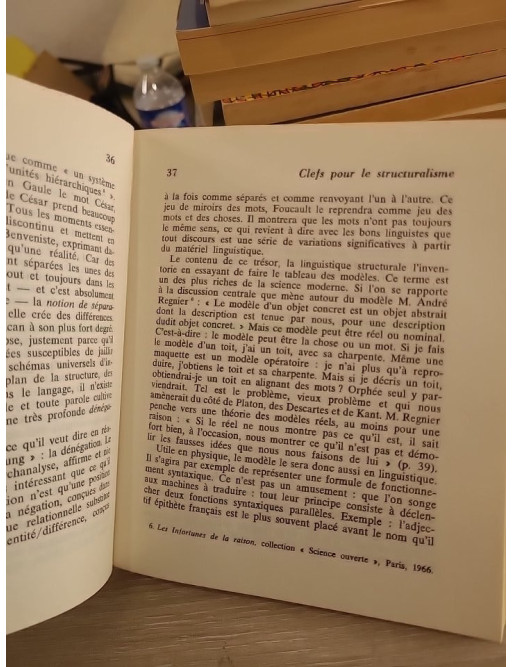 Clefs pour le structuralisme – Introduction aux concepts du structuralisme