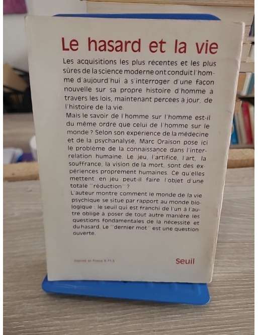 Le hasard et la vie – Réflexion philosophique sur la causalité et l'existence humaine
