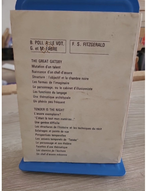 Tender is the Night de F. Scott Fitzgerald - Analyse littéraire et étude critique