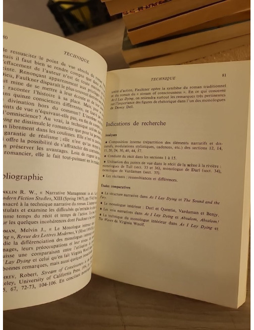 William Faulkner : As I Lay Dying, Light in August - Analyse critique (Collection U2 n°93)