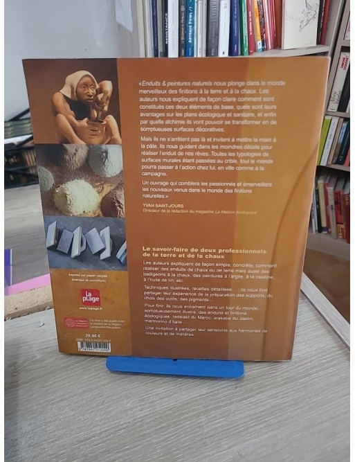 Enduits et peintures naturels à base de chaux ou de terre - Techniques écologiques et recettes