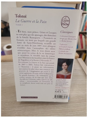 La Guerre et la Paix – Tome 1 (édition Le Livre de Poche, traduction Élisabeth Guertik)