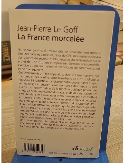 La France morcelée - Jean-Pierre Le Goff