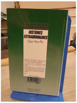 Histoires extraordinaires - Edgar Allan Poe (édition Rageot illustrée, jeunesse)