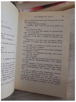Le Crime du Golf - Agatha Christie (enquête d'Hercule Poirot)
