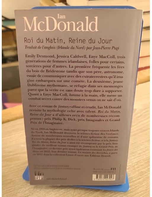 Roi du Matin, Reine du Jour - Ian McDonald (roman de fantasy celtique)
