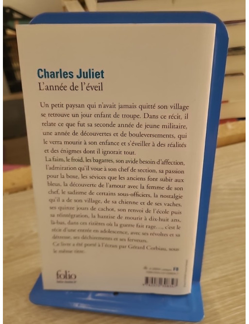 L'année de l'éveil - Charles Juliet (roman autobiographique d'apprentissage)
