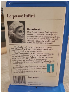 Le Passé infini - Flora Groult (roman sentimental et introspectif)
