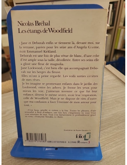 Les Étangs de Woodfield - Roman de Nicolas Bréhal entre mémoire et fascination