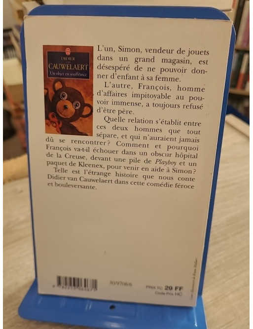 Un objet en souffrance - Roman de Didier van Cauwelaert entre humour et émotion