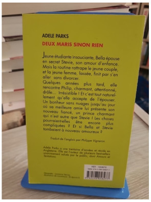 Deux maris sinon rien - Roman sentimental d'Adele Parks