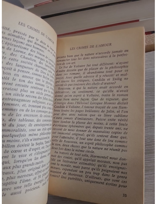Les crimes de l'amour - Introduction de Gilbert Lély