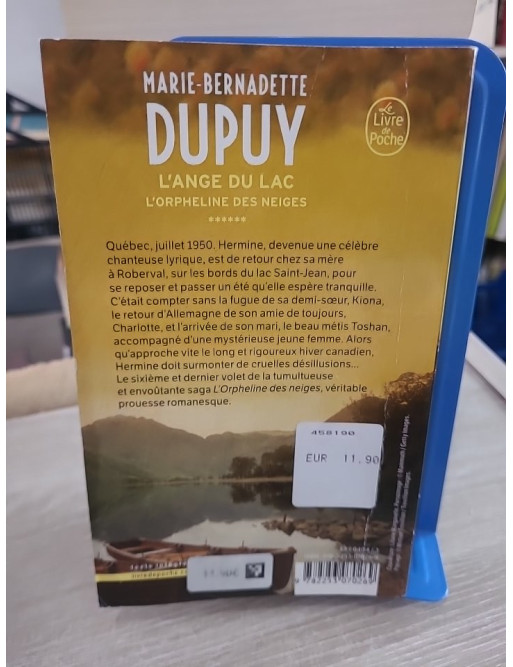 L'orpheline des neiges Tome 6 - L'ange du lac, grande saga familiale au Québec