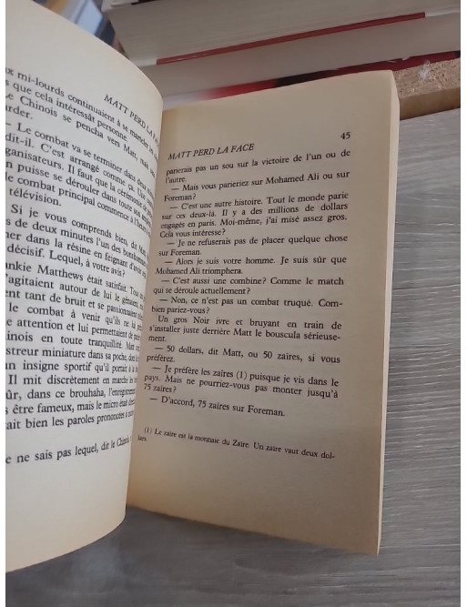 Matt perd la face - Un roman noir de suspense et de chute