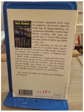 Étrange créature - Un thriller psychologique troublant
