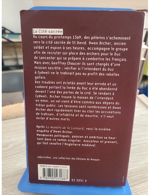 La Cité sacrée - Une enquête médiévale d'Owen Archer