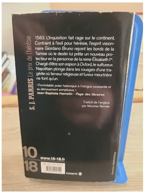 Le prix de l'Hérésie - Une enquête historique au cœur de l'Angleterre élisabéthaine