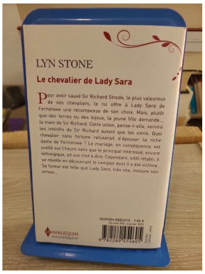 Le chevalier de Lady Sara - Lyn Stone - Romance historique médiévale entre mariage imposé et passion