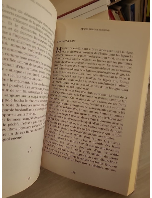 Marie, fille de cocagne - Marie-Louise Vaissière - Roman de terroir sur enfance et enracinement