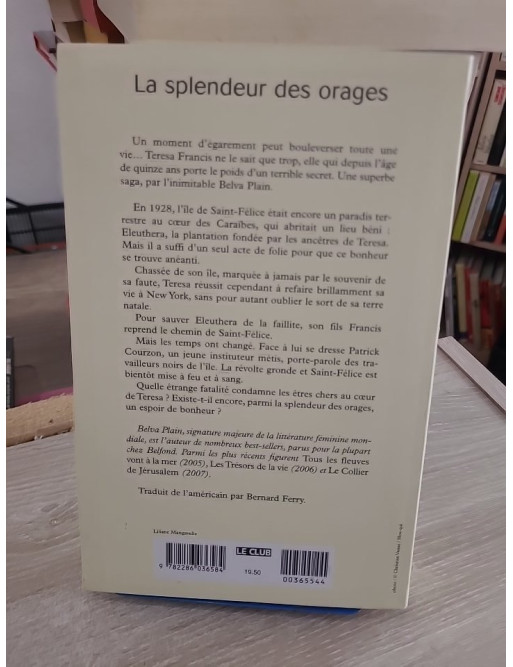 La splendeur des orages - Belva Plain - Saga familiale entre secrets, exil et passions