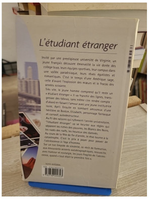 L'étudiant étranger - Roman d'apprentissage entre la France et l'Amérique