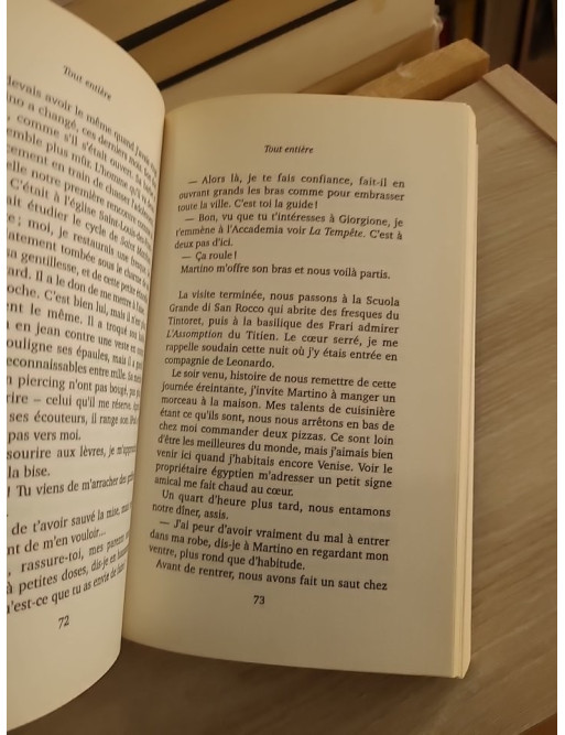 La Trilogie Italienne Tome 3 - Tout Entière, roman sentimental et passionnel