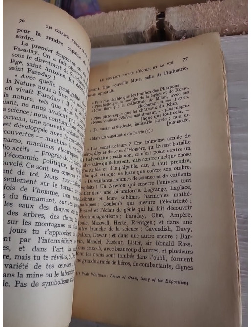 Un Grand Éducateur Moderne – Sanderson, directeur du collège d’Oundle