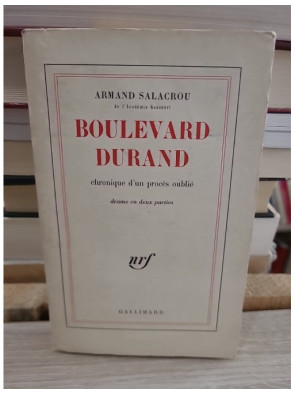 Boulevard Durand – pièce de théâtre d’Armand Salacrou