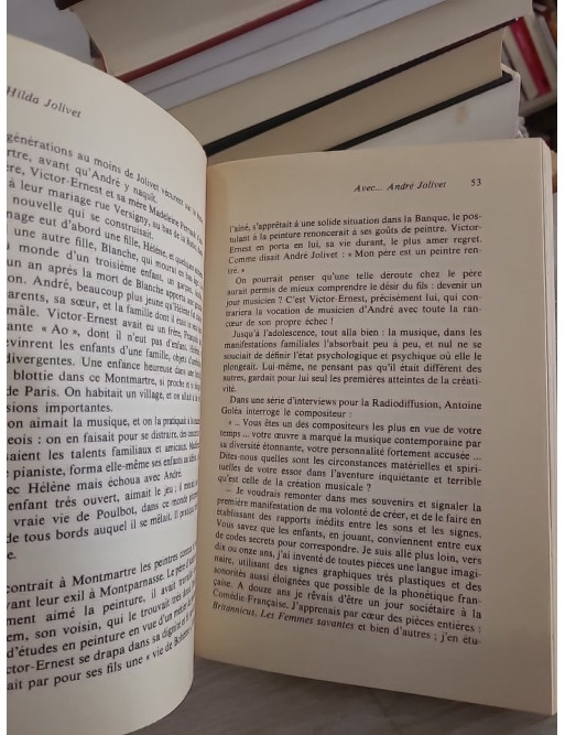 Avec… André Jolivet – témoignage et portrait du compositeur (préface de Maurice Schumann)